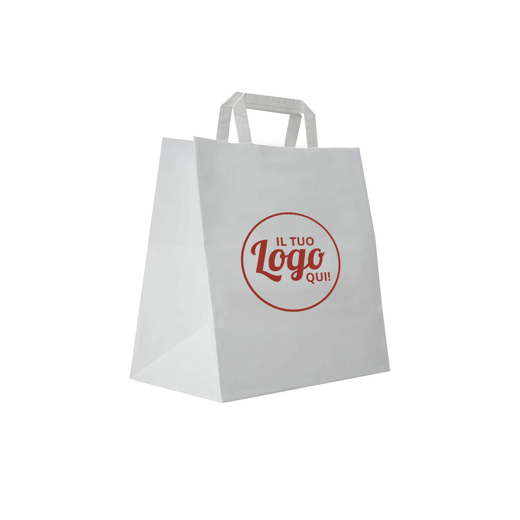 Shopper Take Away Bianca Manico Piattina