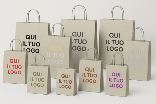 Shopper Kraft Grigio
