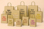 Shopper Kraft Sealing Avana Stampa A Caldo