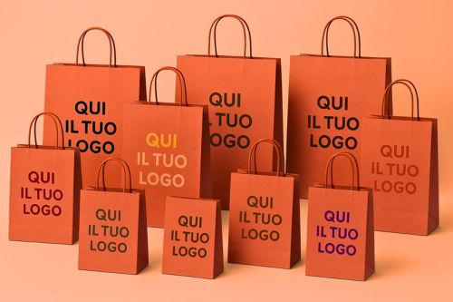 Shopper Kraft Rosso
