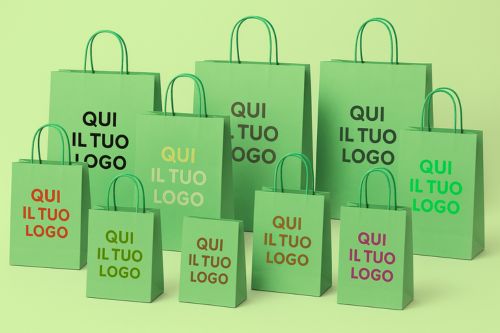 Shopper Kraft Verde