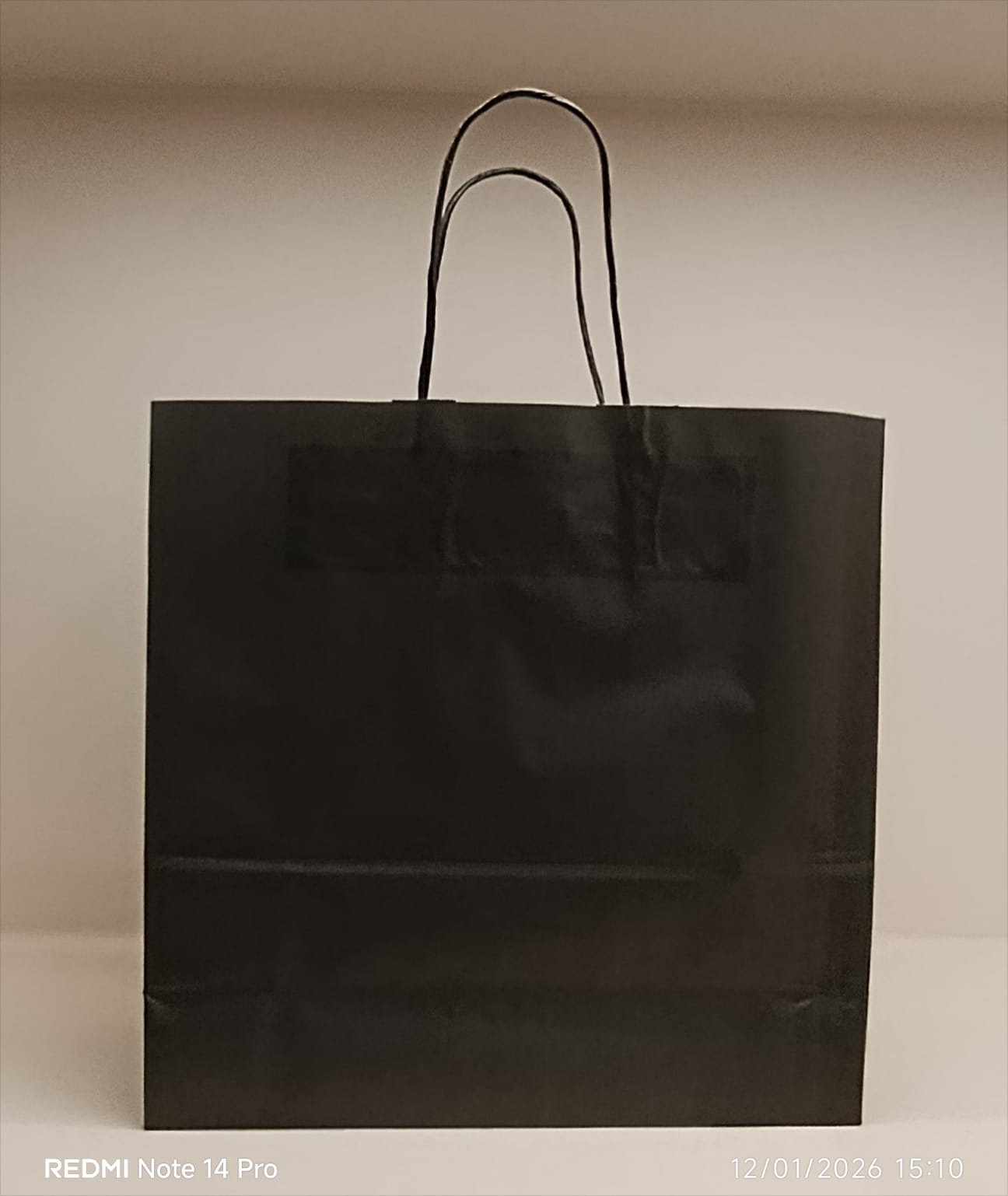 PROMO SHOPPER KRAFT NERA 32x13x31 PZ 600 STAMPA A CALDO