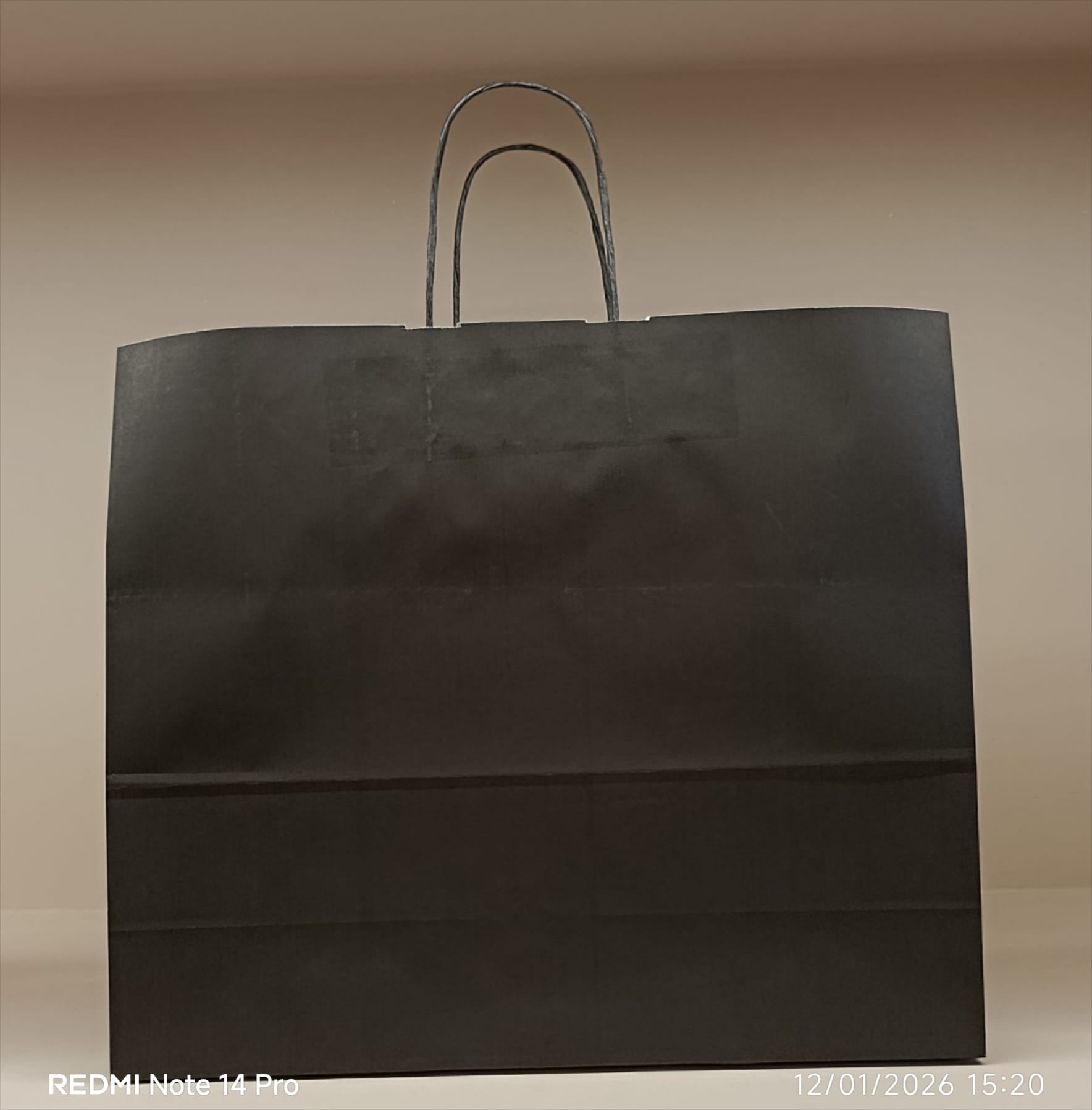 PROMO SHOPPER KRAFT NERA 41x13x35 PZ 600 STAMPA A CALDO