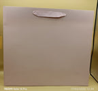 Shopper Lux con Manico in Fettuccia di Cotone Rosa Antico