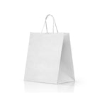 Shopper Take Away Bianca Manico Carta Ritorta